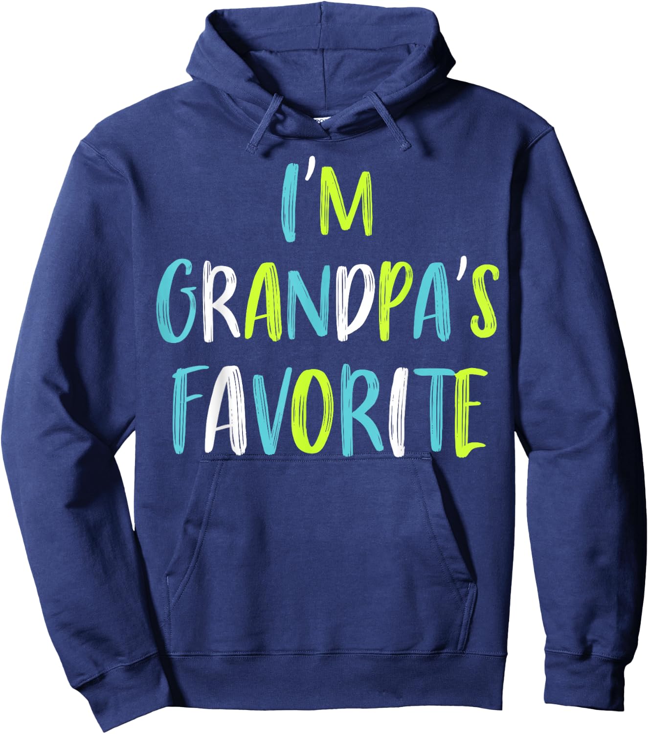 I'm Grandpa's Favorite Hoodie - Hoodie | Navy