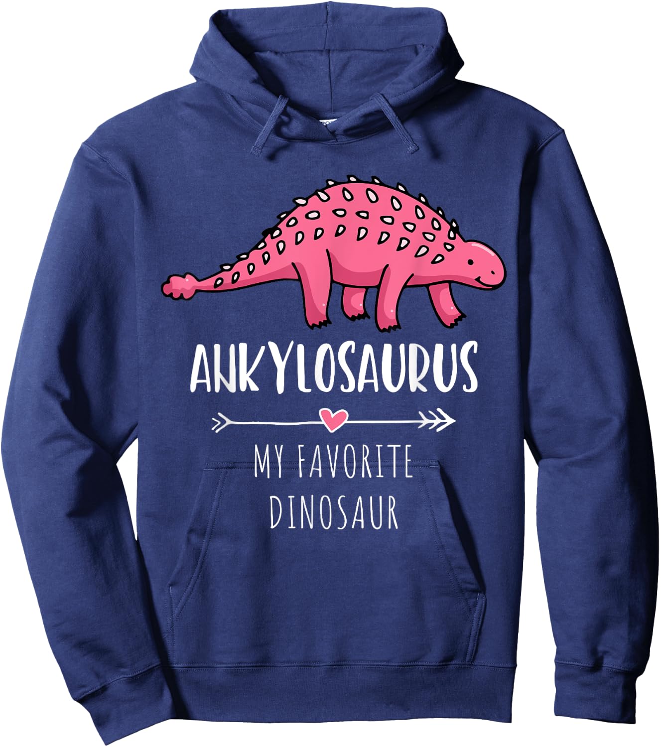 Ankylosaurus My Favorite Dinosaur Hoodie - Hoodie | Navy