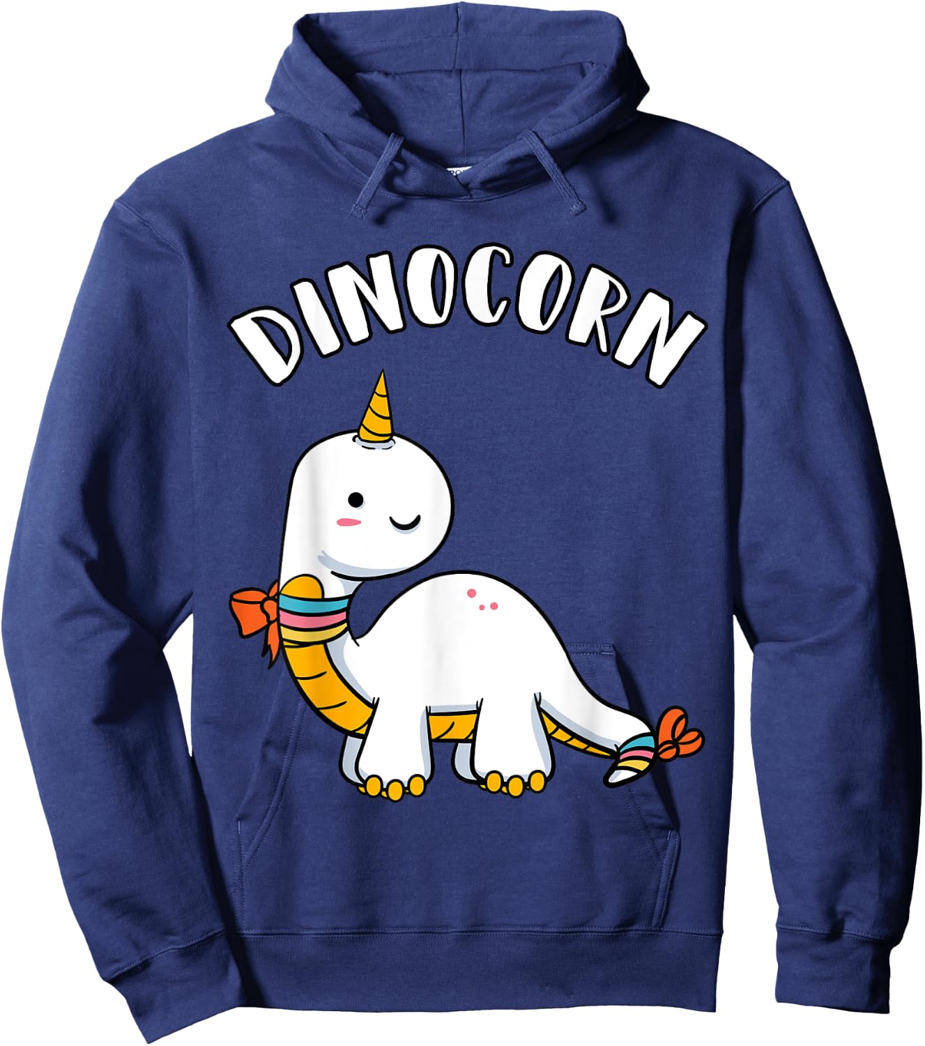 Dinocorn Dinosaur Unicorn Dinosaur Lovers Unicorn Hoodie - Hoodie | Navy