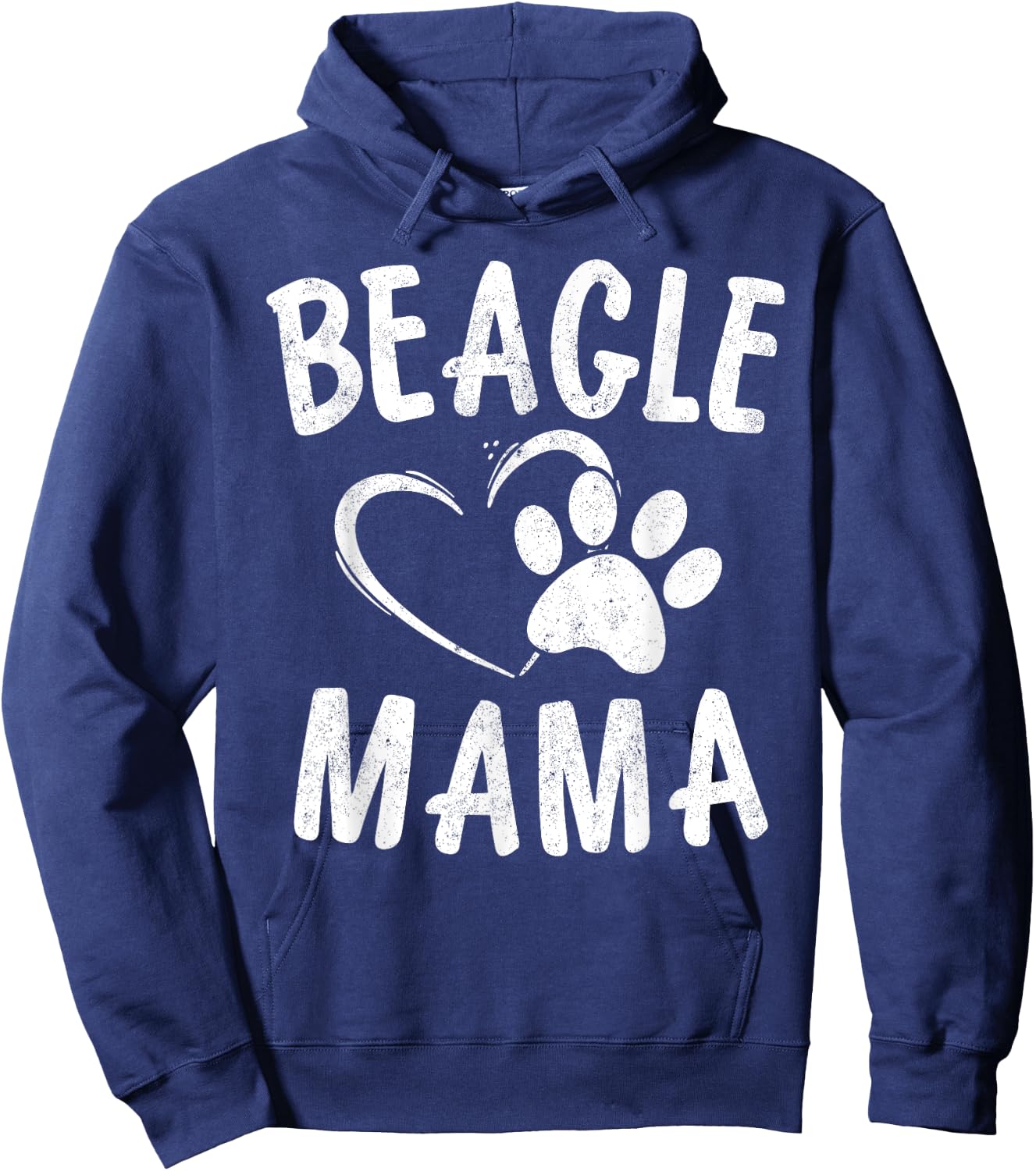 Funny Beagle Mama Gift Pet Lover Apparel Puppy Dog Mom Women Girls Kids Hoodie - Hoodie | Navy