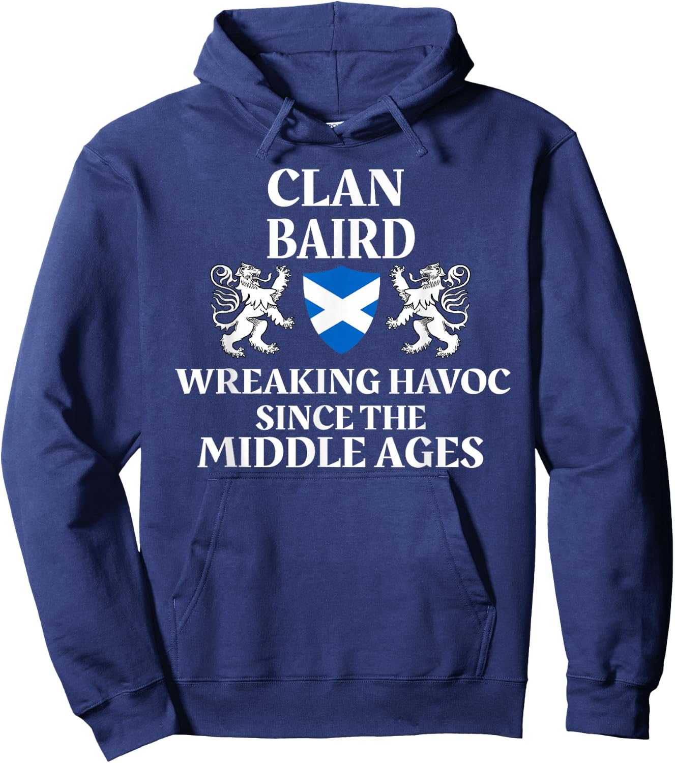 Baird Scottish Family Clan Scotland Name Hoodie - Hoodie | Navy