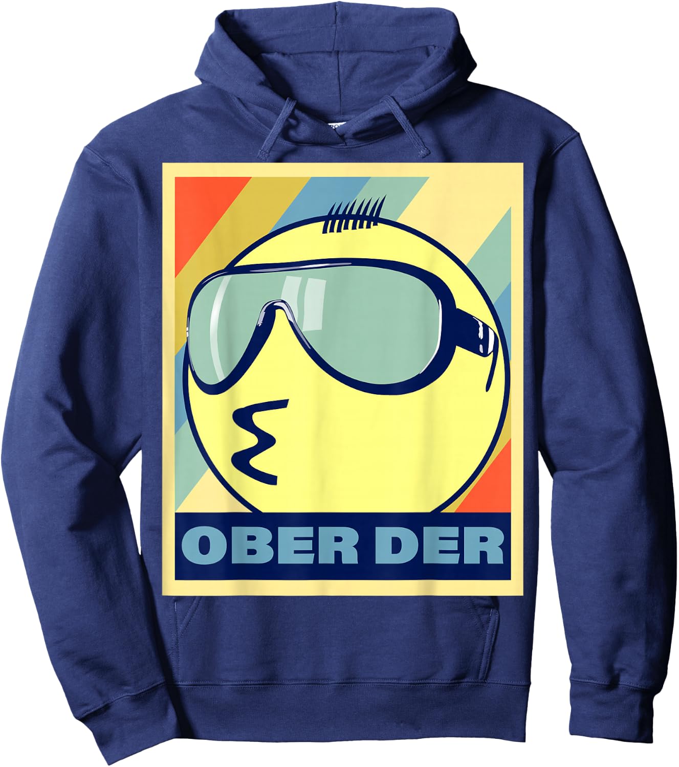 Filipino Emoticon Ober Der Philippine Lips Pointing Hoodie - Hoodie | Navy