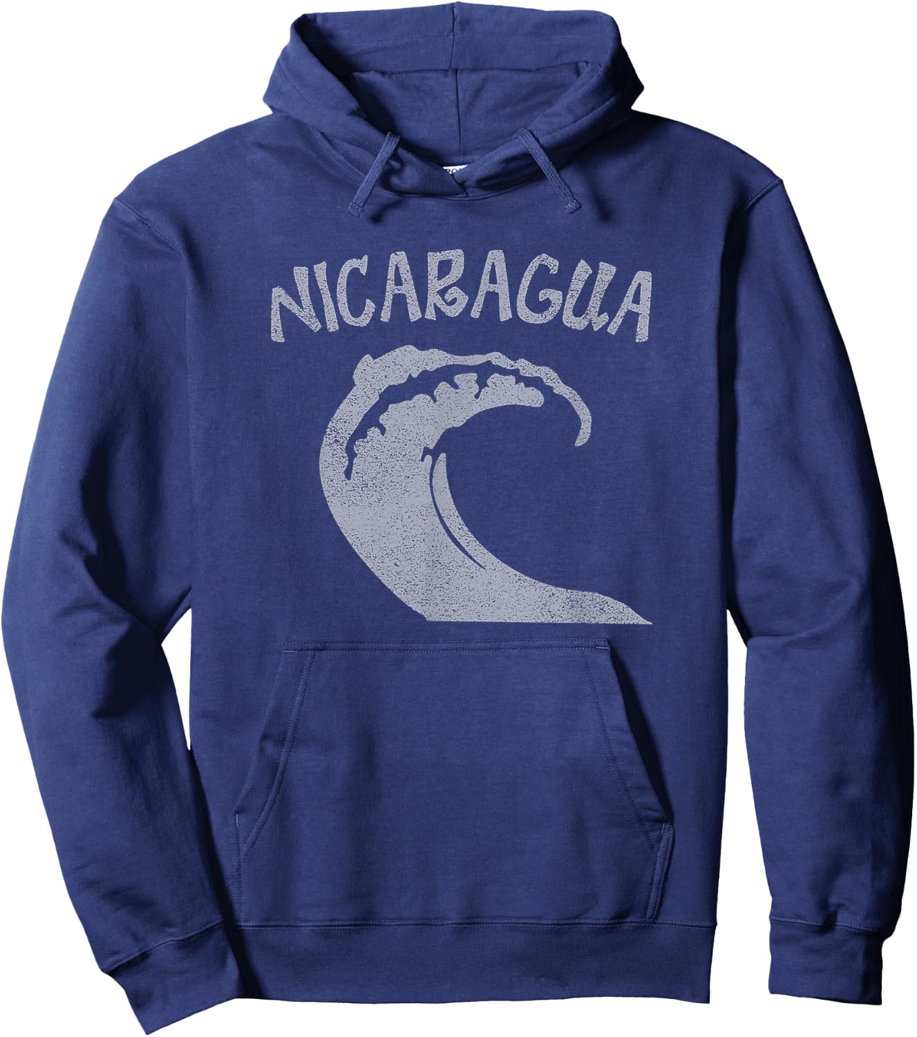 Vintage Nicaragua Surf Hoodie - Hoodie | Navy