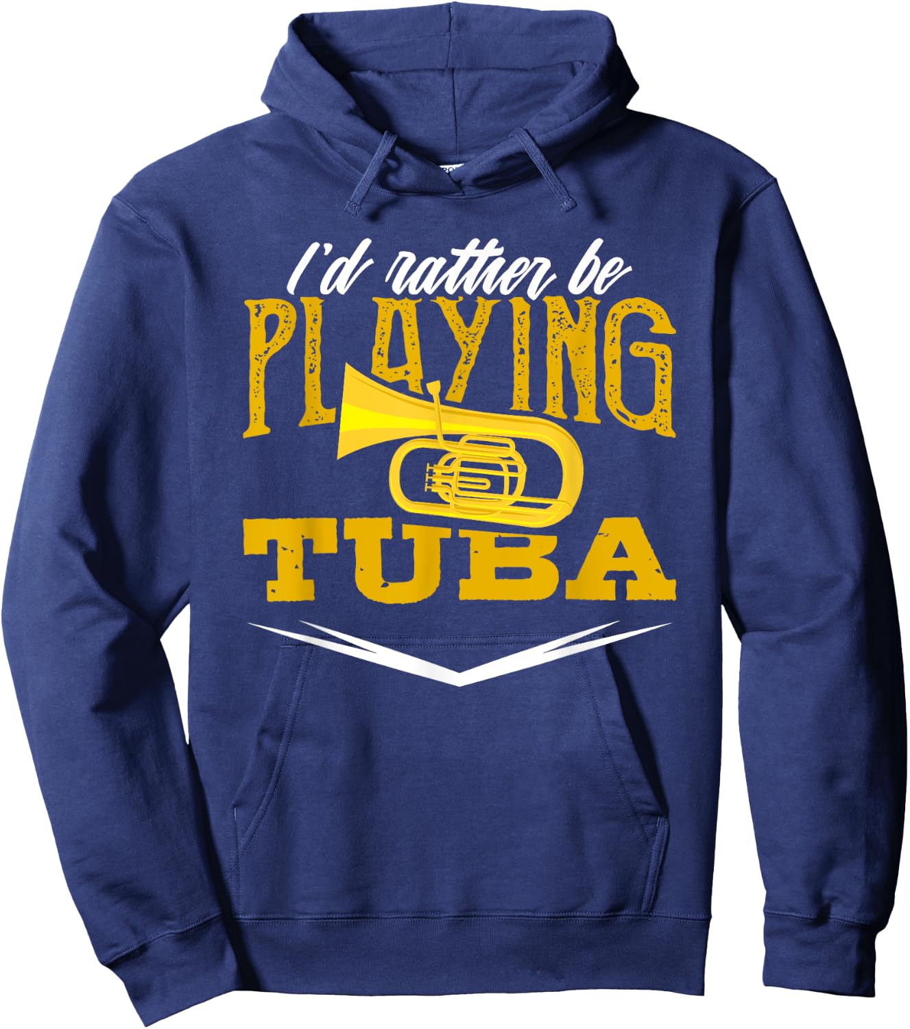 Tuba Player Shirt Marching Band Classical Music Gift Hoodie - Hoodie | Navy