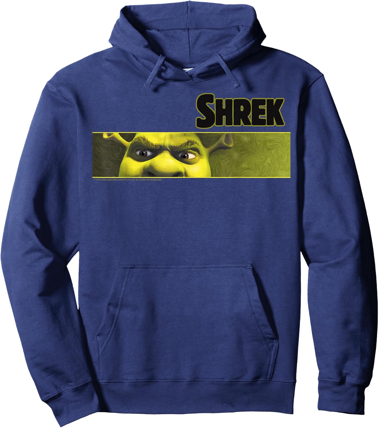 Shrek Angry Ogre Eyes Hoodie - Hoodie | Navy