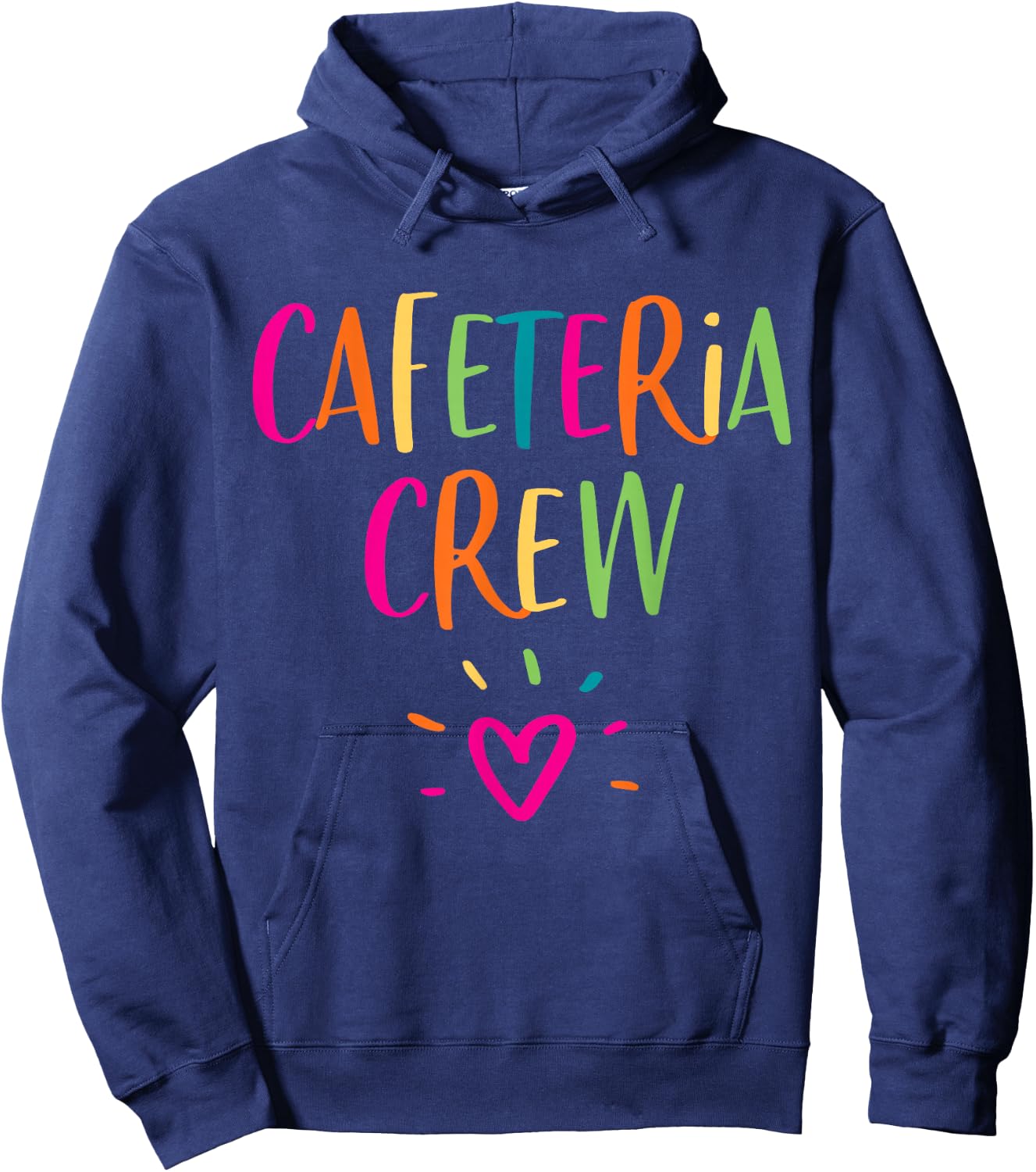 Cafeteria Worker Appreciation Gift Lunch Lady Crew Thank You Hoodie - Hoodie | Navy