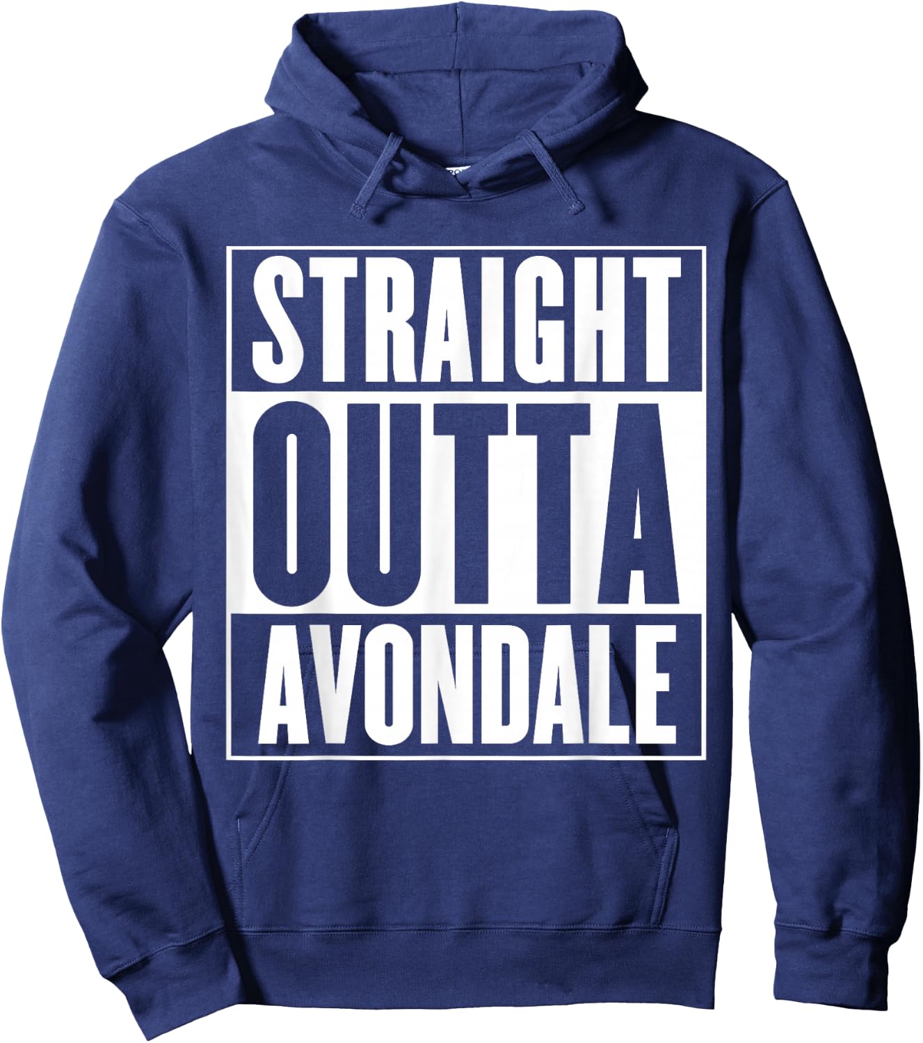 Straight Outta Avondale Hoodie - Hoodie | Navy