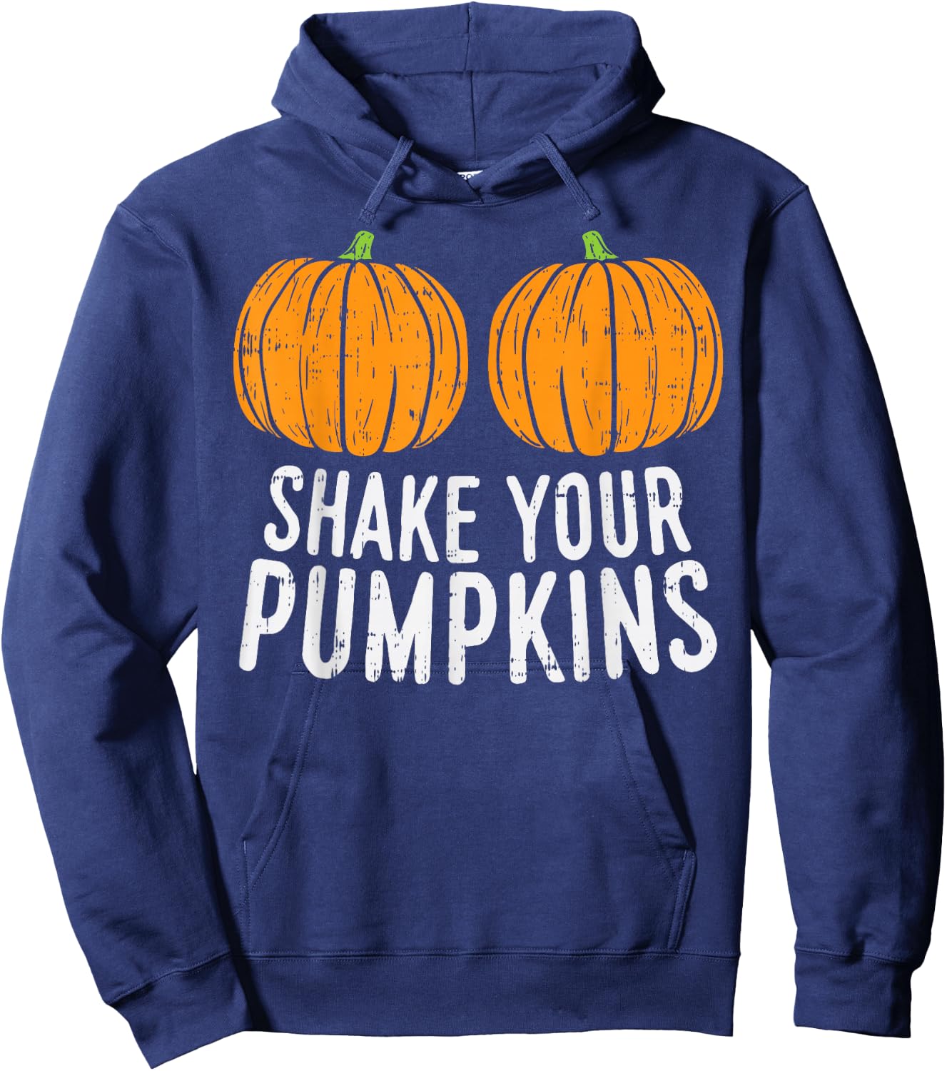 Shake Your Pumpkins Matching Couple Halloween Costume Girls Hoodie - Hoodie | Navy