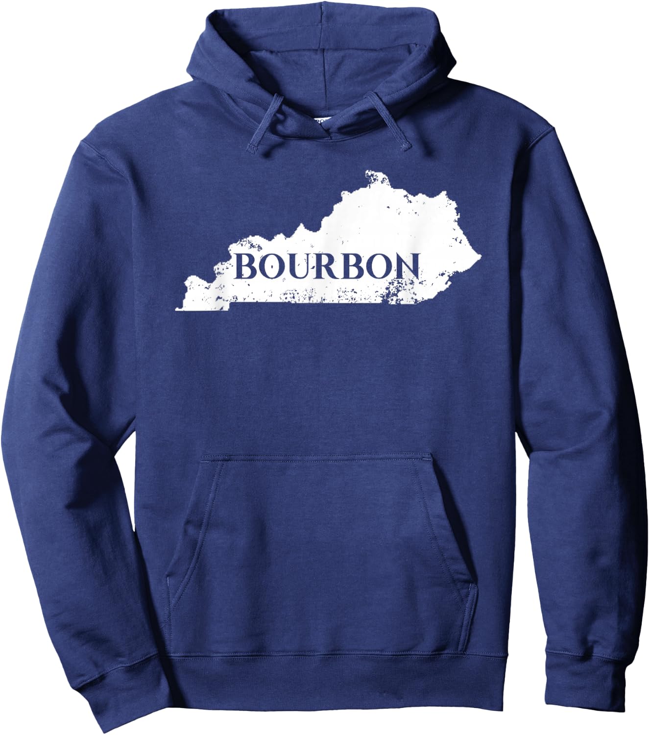 Kentucky Bourbon KY State Home Smooth Drink Hoodie - Hoodie | Navy