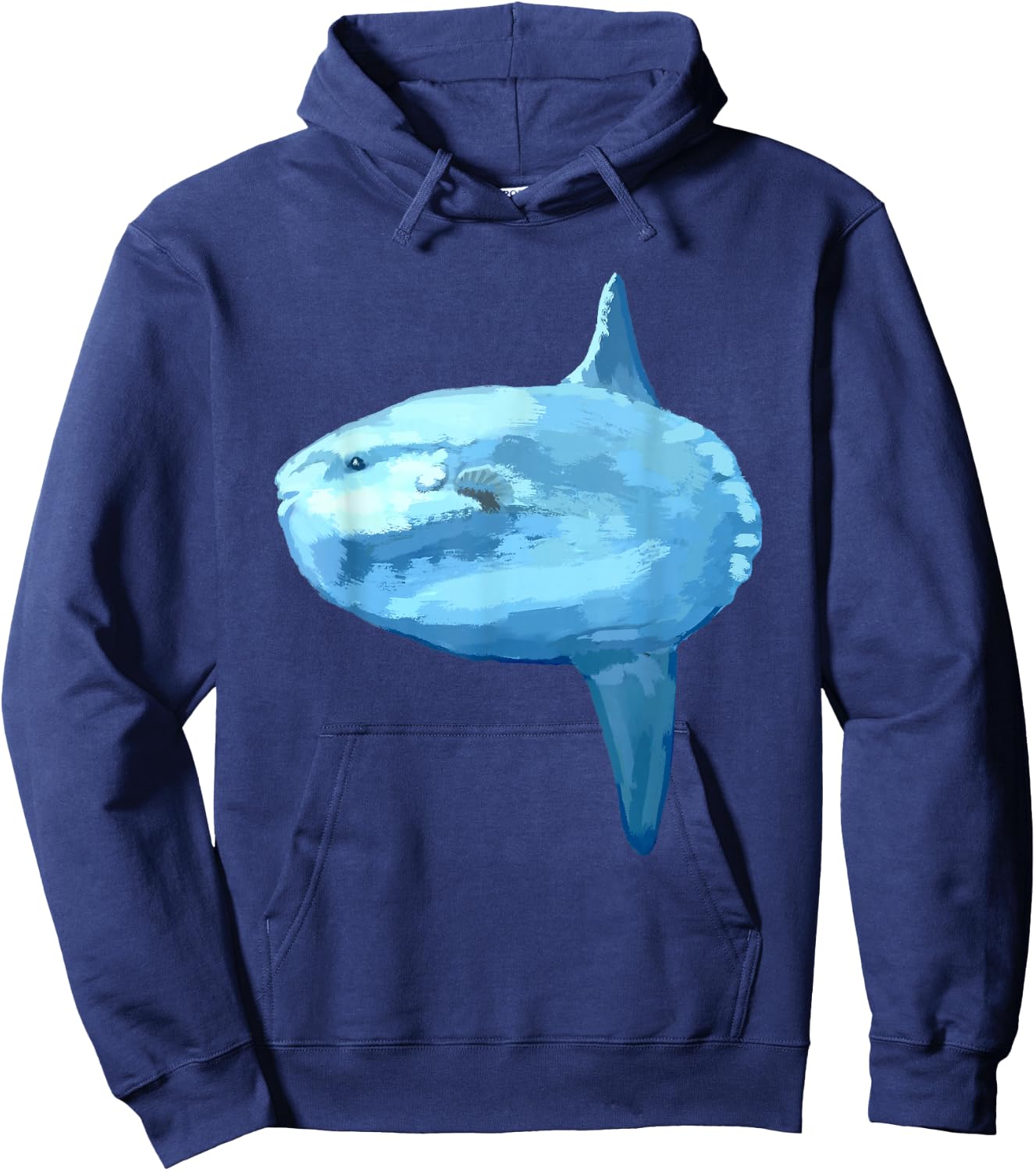 Ocean Sunfish Common Mola T Shirt Hoodie - Hoodie | Navy
