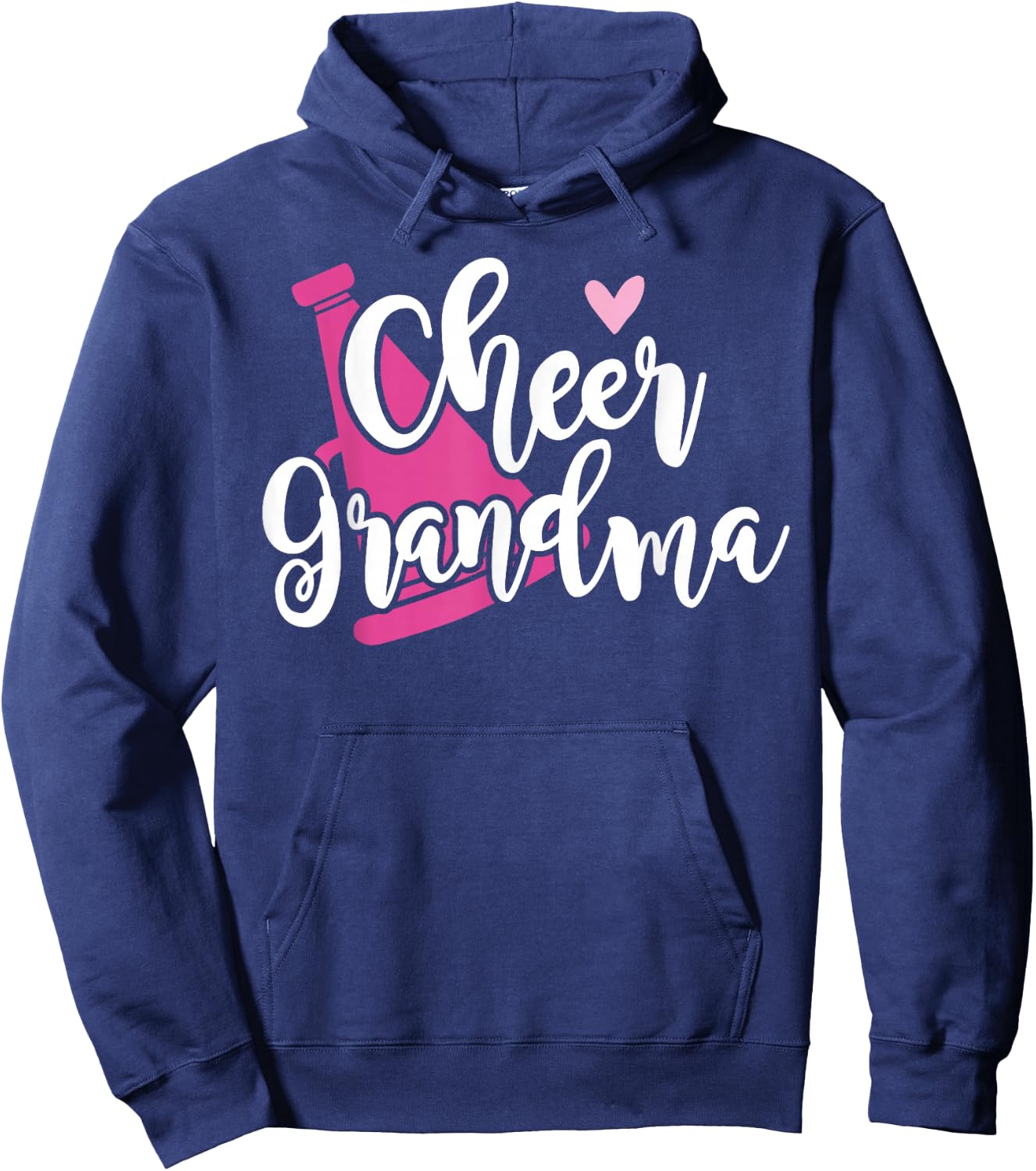 Cute Cheer Grandma - Proud Cheerleading Grandmother Hoodie - Hoodie | Navy
