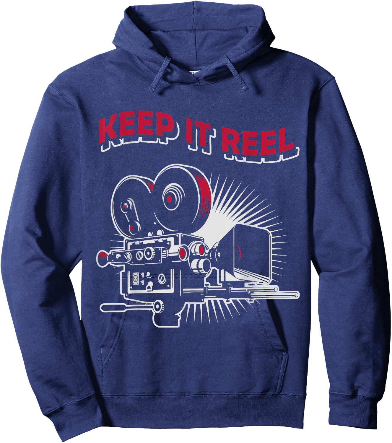 Funny Keep It Real Filmmakers Film Lovers Gift Hoodie - Hoodie | Navy
