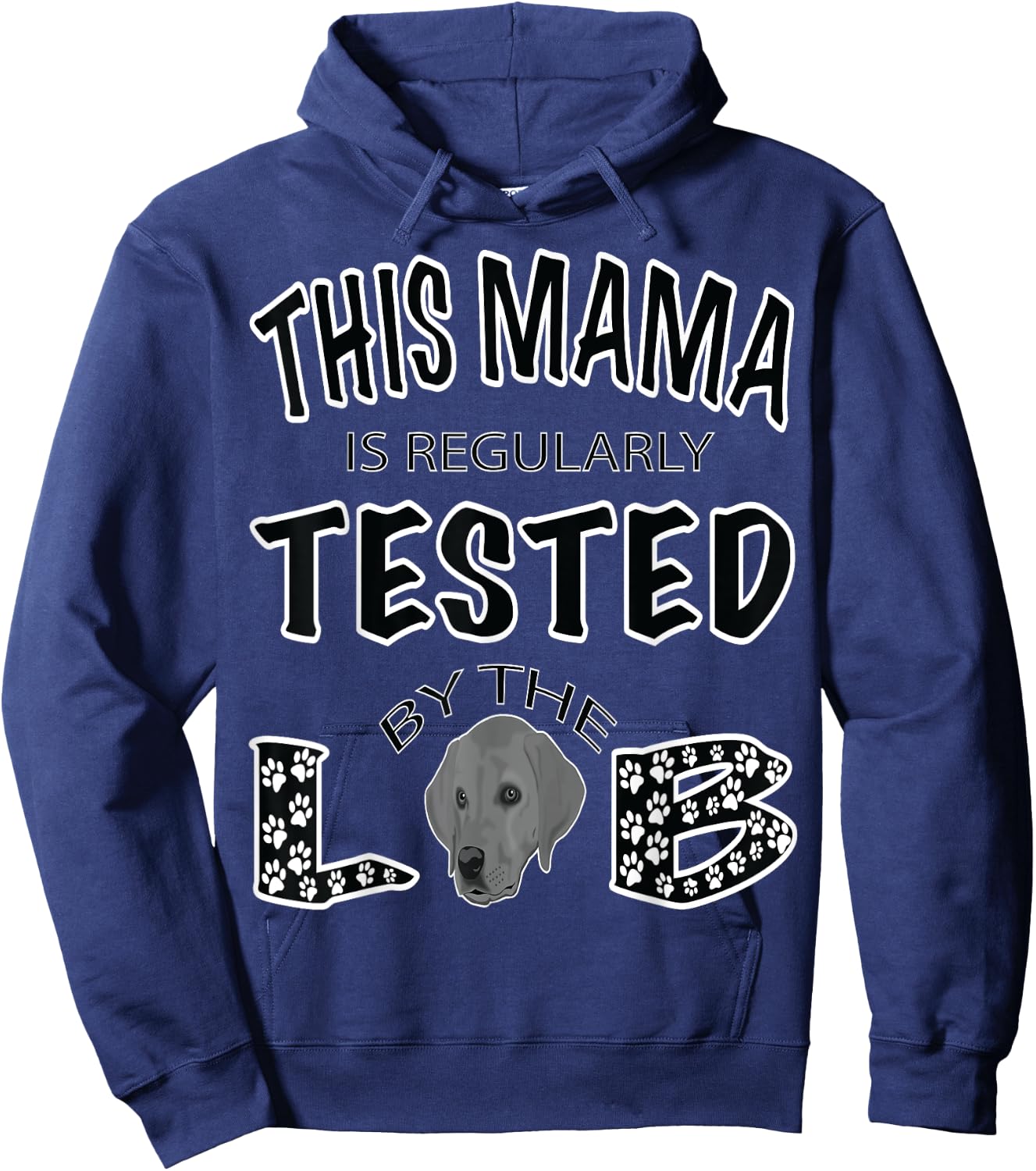 Lab Mama Dog Mom Gifts Fox Red Labrador Retriever Hoodie - Hoodie | Navy