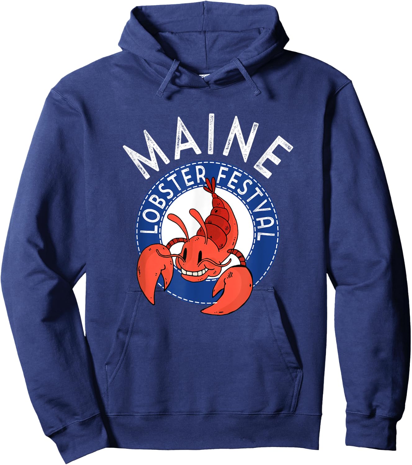 Maine Lobster Festival Seafood Crabbing Fishing Crew Hoodie - Hoodie | Navy