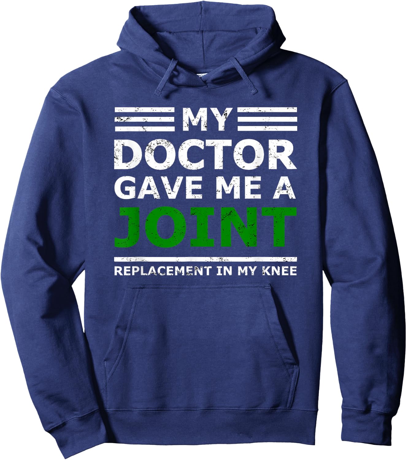 Funny Knee Joint Replacement Hoodie - Hoodie | Navy