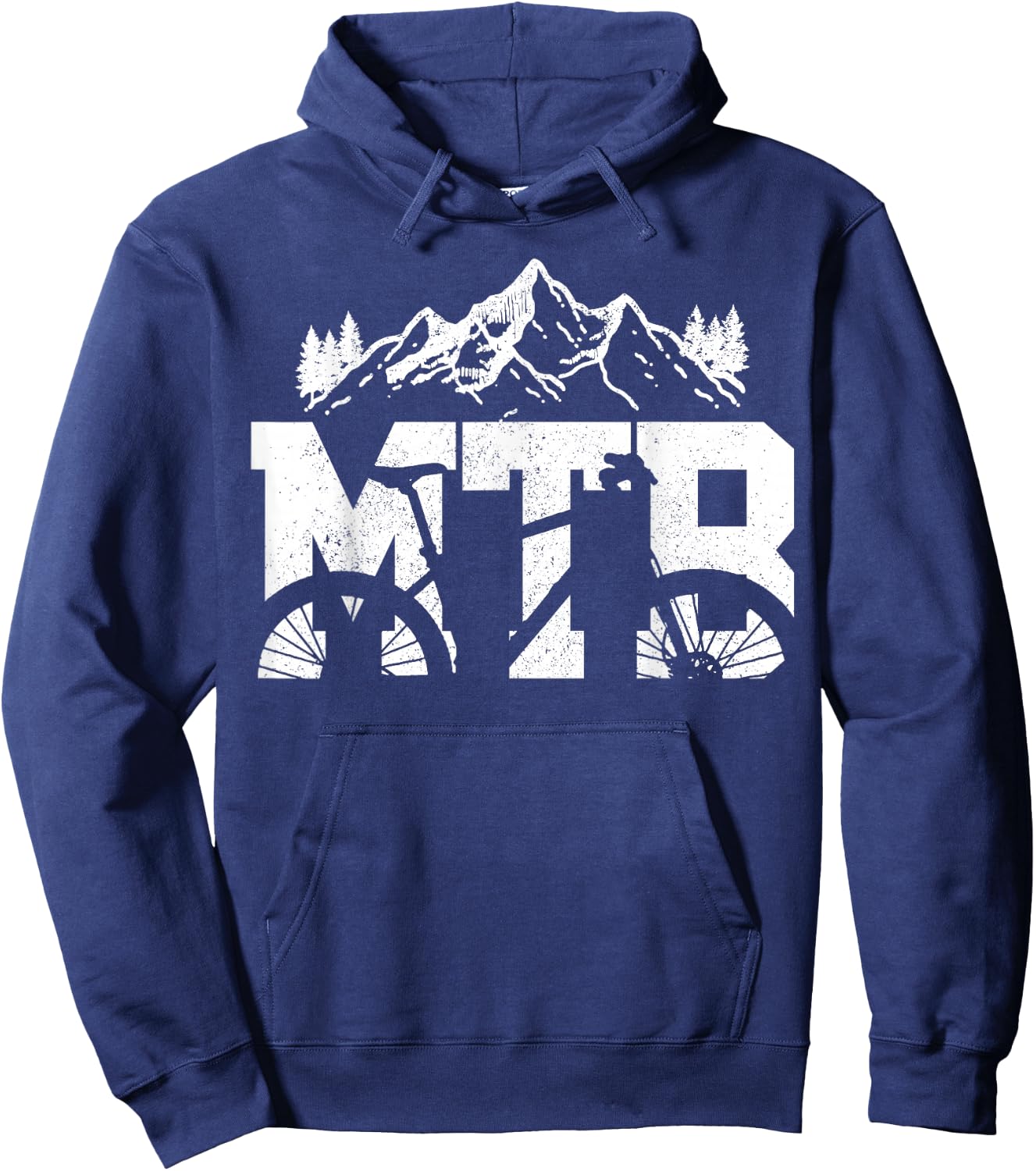 MTB Mountain Bike Bicycle Mountain Bike Biker Gift Hoodie - Hoodie | Navy
