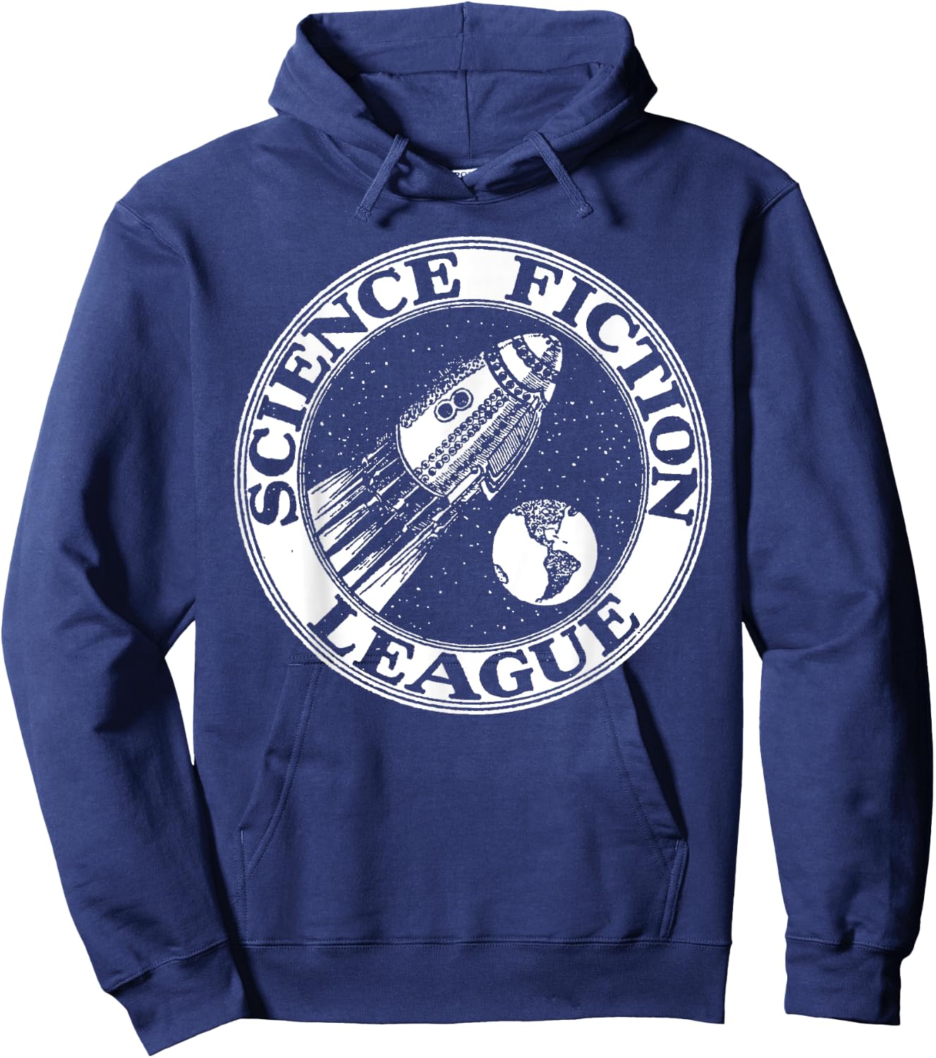 Science Fiction League Shirt 1930s Retro Vintage SciFi Gift Hoodie - Hoodie | Navy