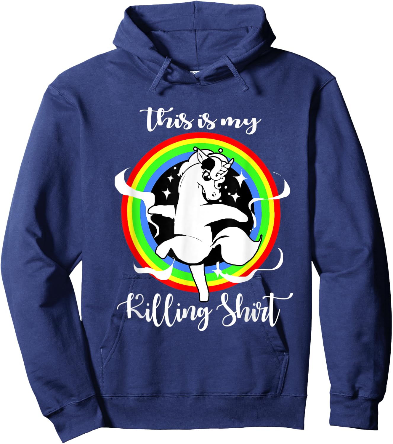 Unicorn This Is My Killing Hoodie - Hoodie | Navy