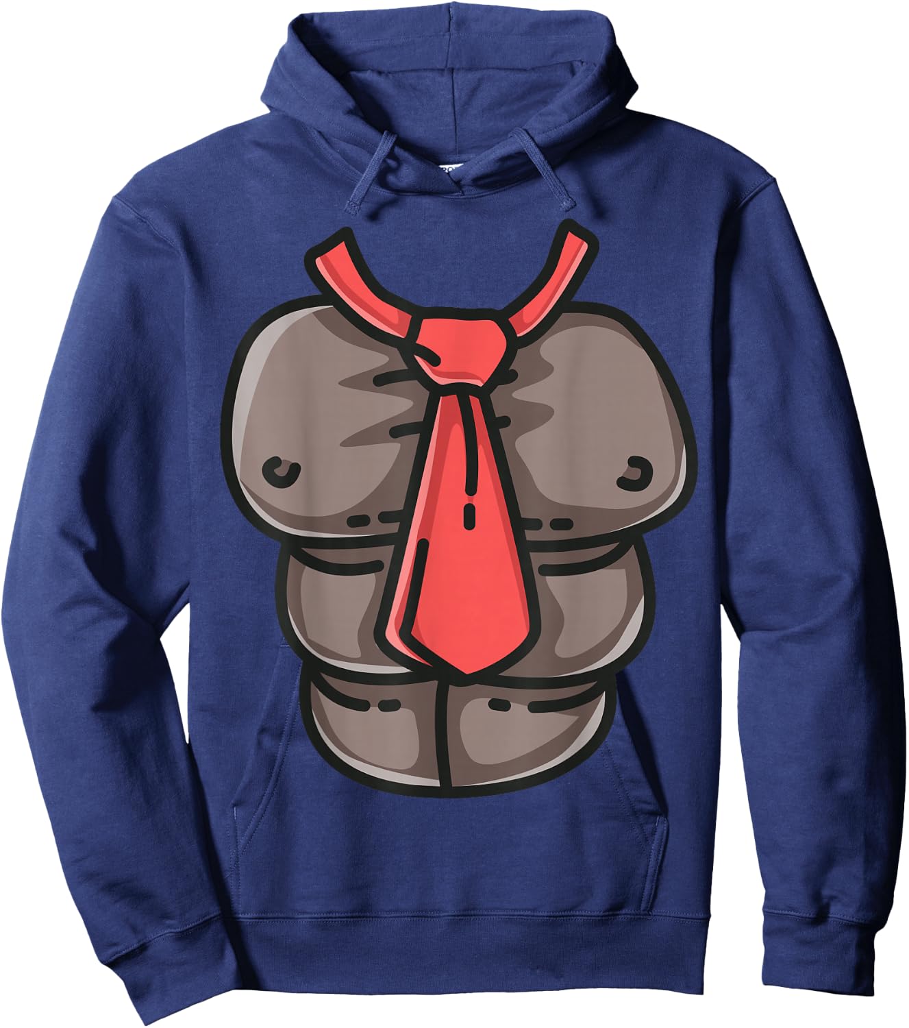 Donkey Monkey Chest Red Tie Game Cosplay Halloween Costume Hoodie - Hoodie | Navy