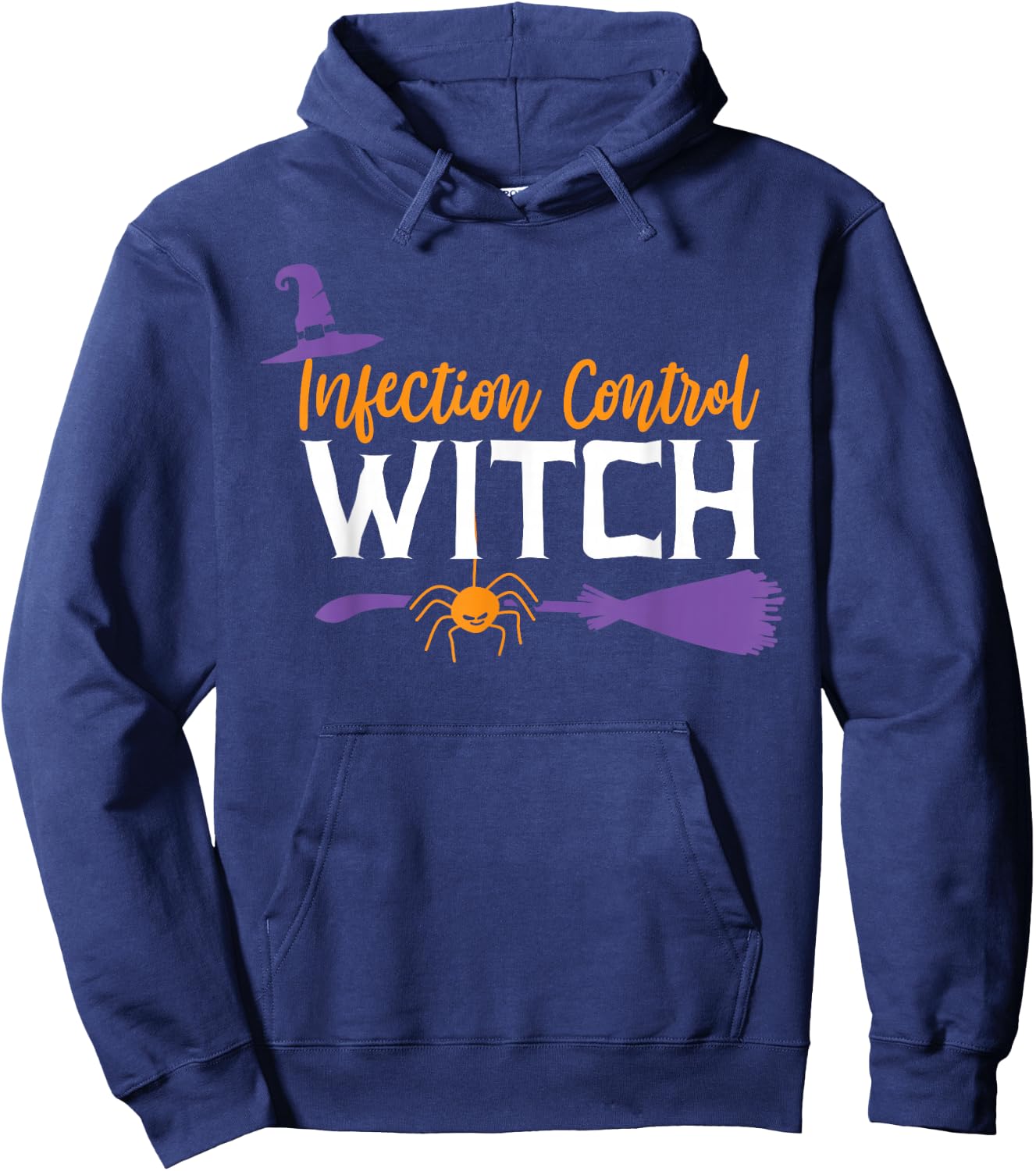 Halloween Infection Control Nurse Prevention Nursing Squad Hoodie - Hoodie | Navy