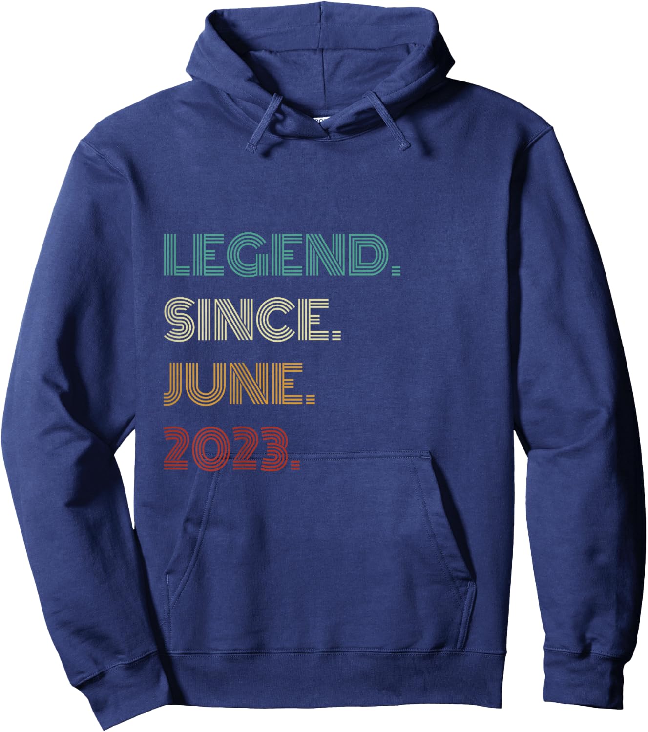 3 Years Old Legend Since June 2023 3rd Birthday Hoodie - Hoodie | Navy