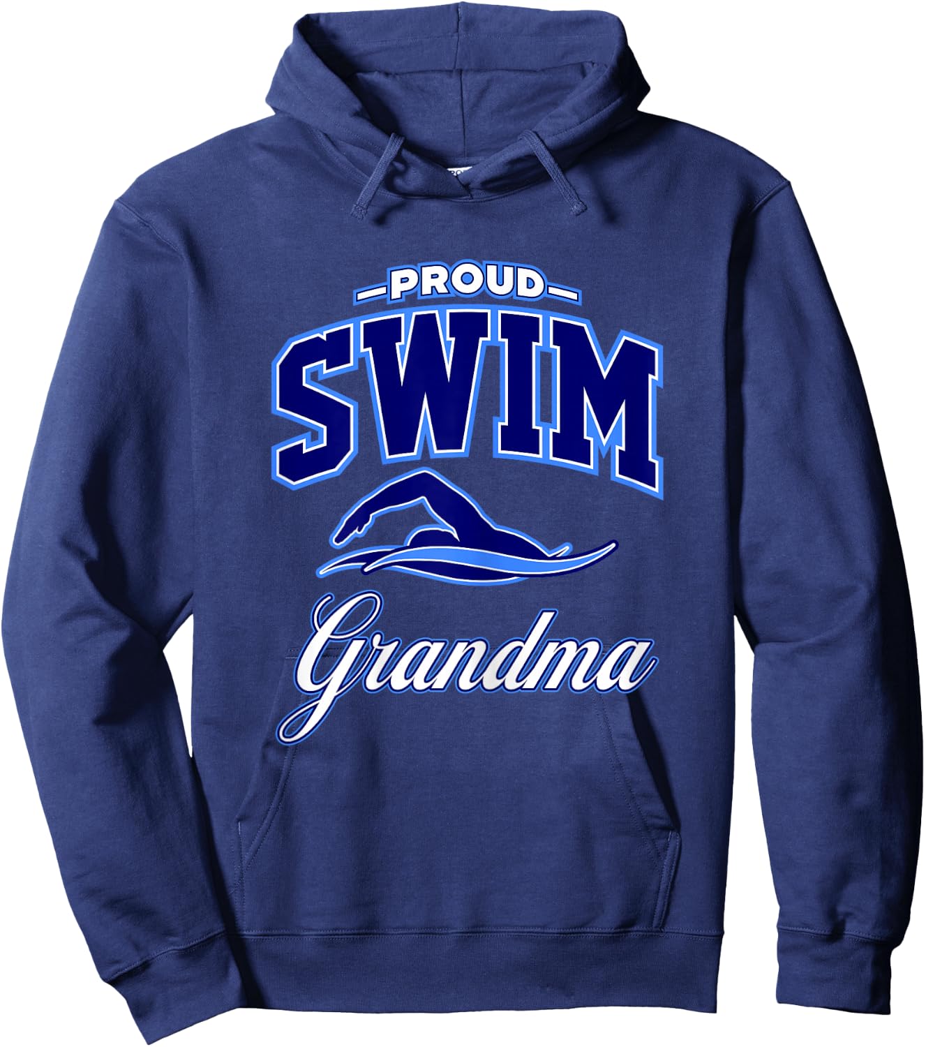 Swim Grandma Shirts Hoodie - Hoodie | Navy