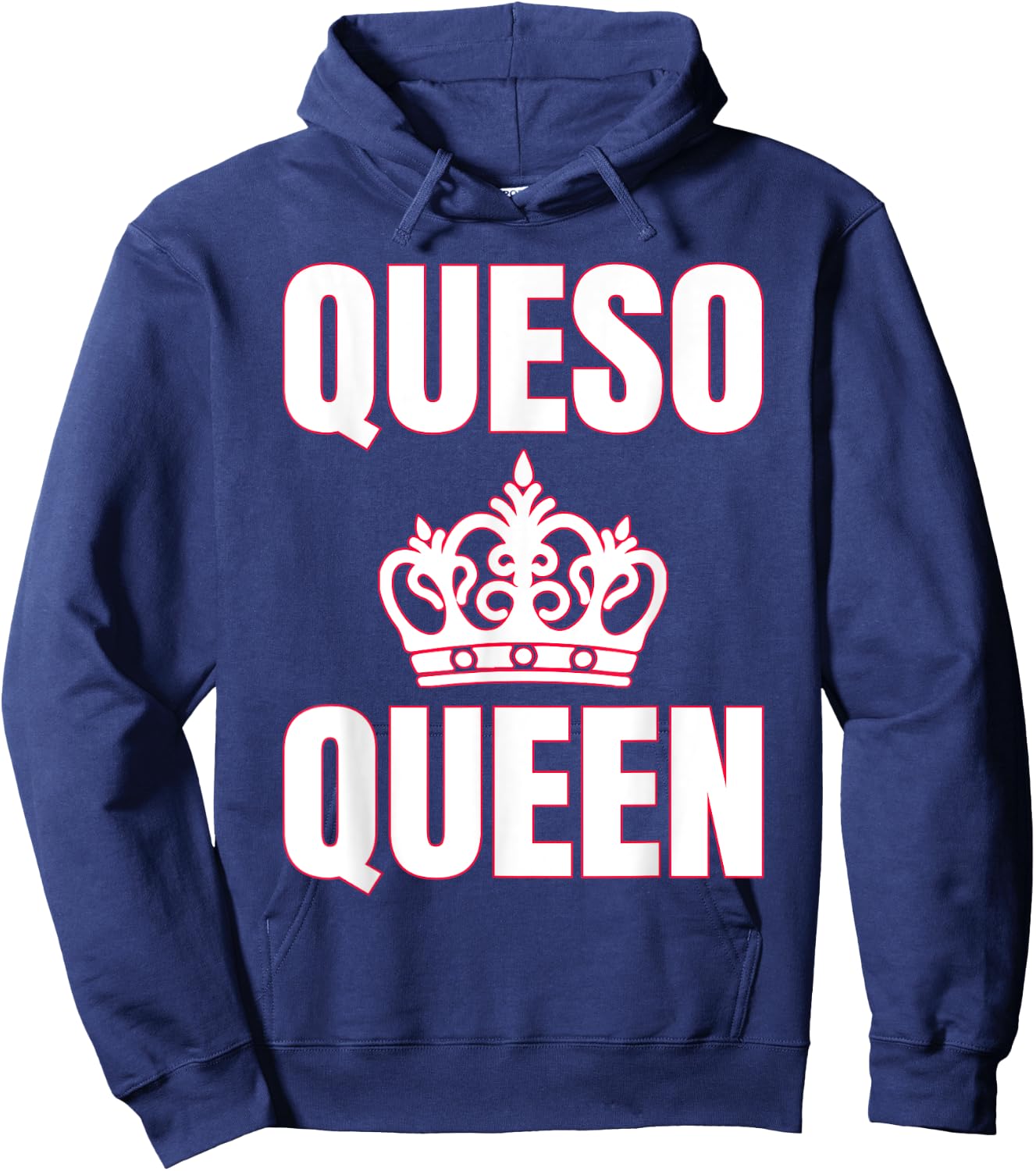 Queso Queen Queso Lover Hoodie - Hoodie | Navy
