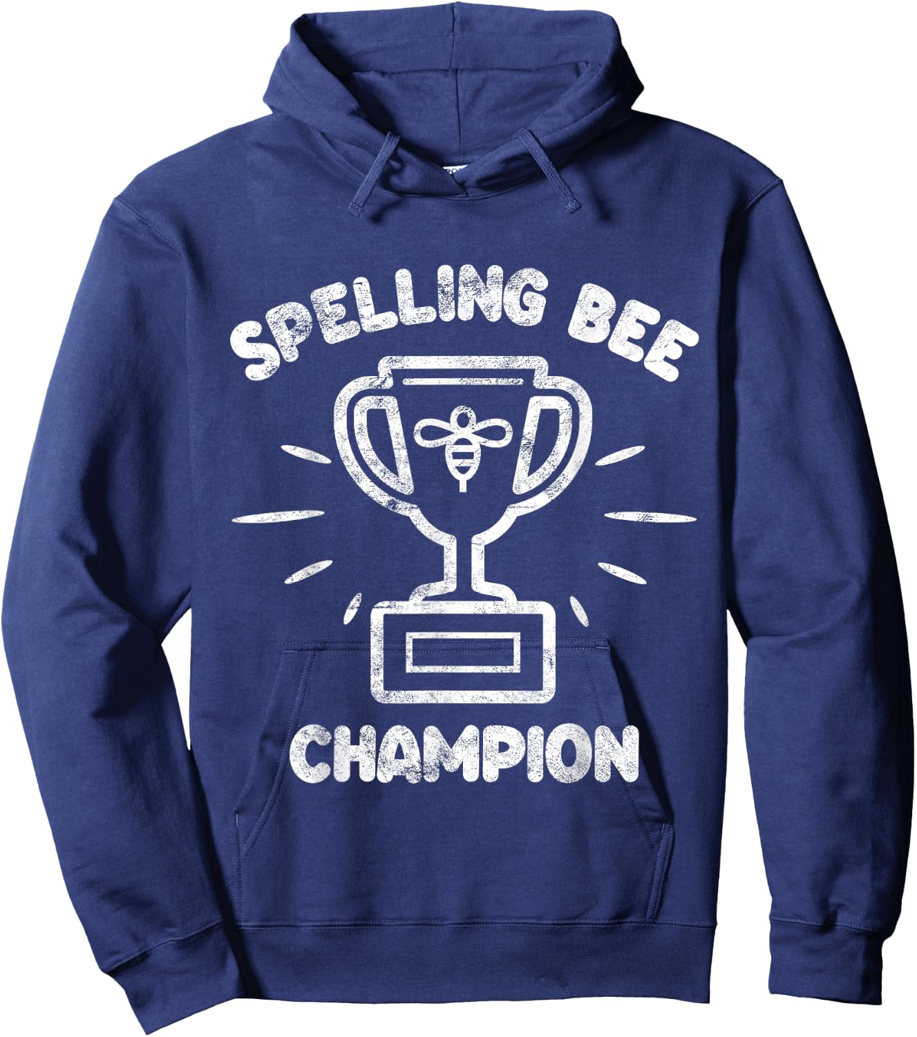 Spelling Bee Champion Kids Trophy School Winner Gift Hoodie - Hoodie | Navy