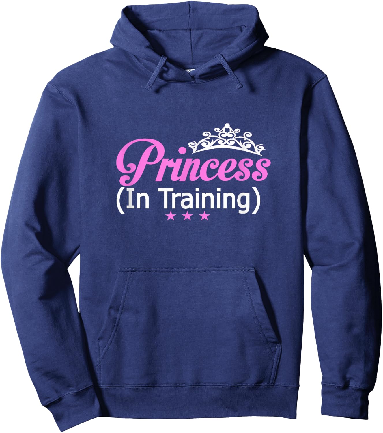 Princess In Training Funny Tiara Hoodie - Hoodie | Navy