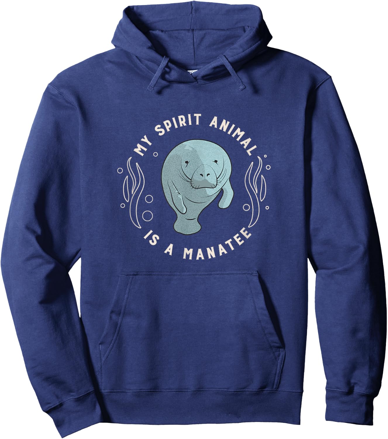 My Spirit Animal is a Manatee Hoodie - Hoodie | Navy
