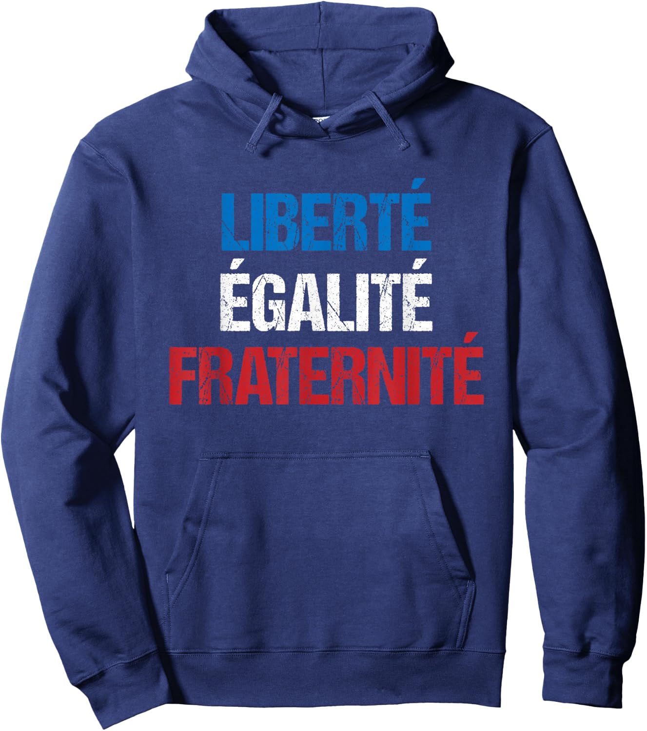 Bastille Day 2020 Liberte Egalite Fraternite Hoodie - Hoodie | Navy