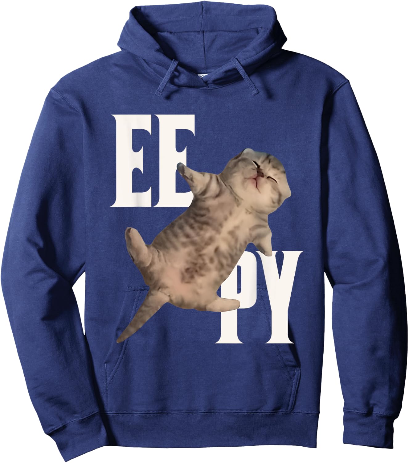 Eepy Cute Cat Meme Sleepy Lazy Day Need Rest Relax Healing Women Hoodie - Hoodie | Navy
