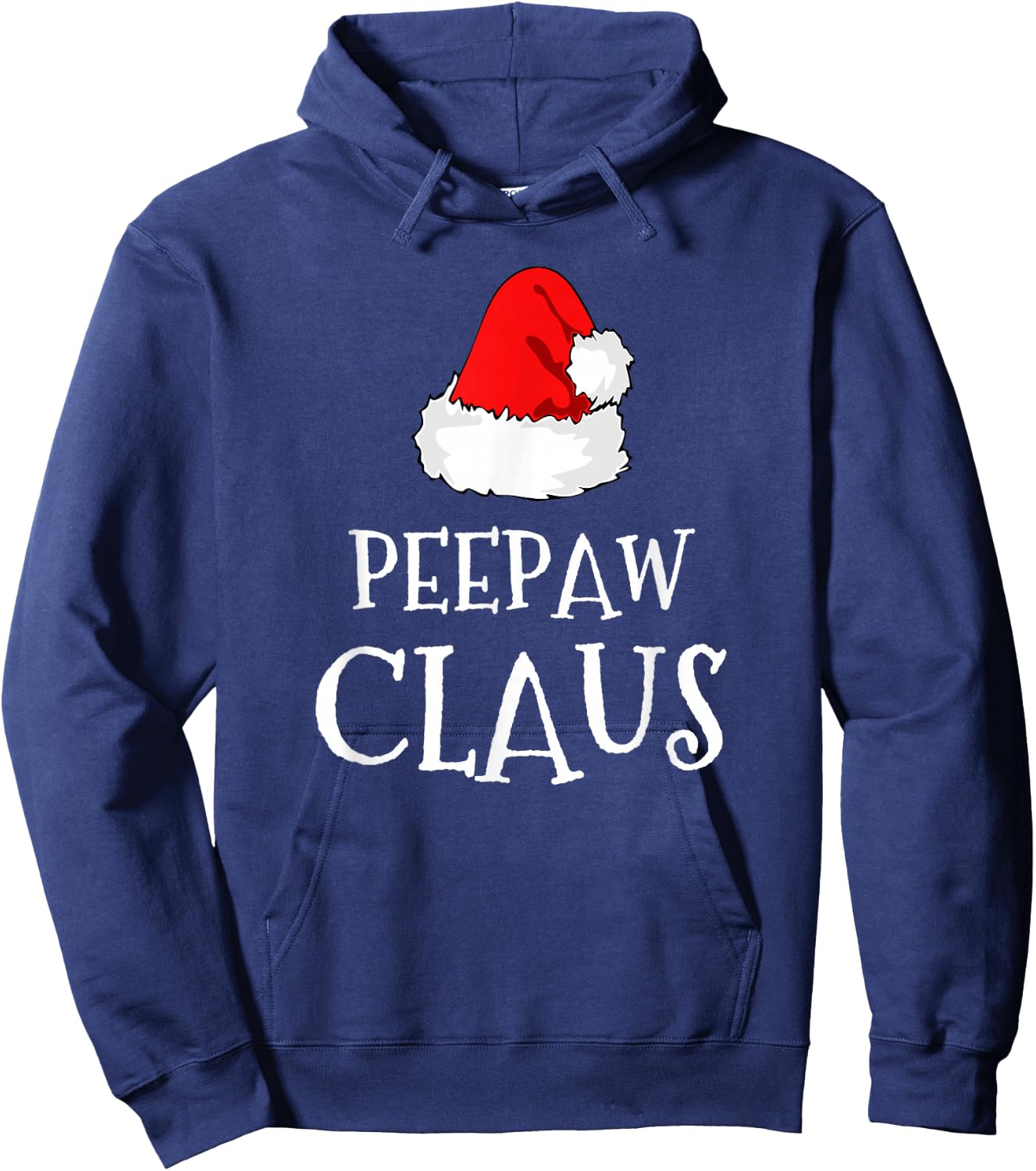 PeePaw Claus Christmas Santas Pajama Family Matching Pee-Paw Hoodie - Hoodie | Navy