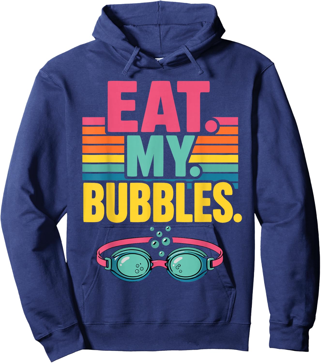 Funny Swim Team Swimming Hoodie - Hoodie | Navy