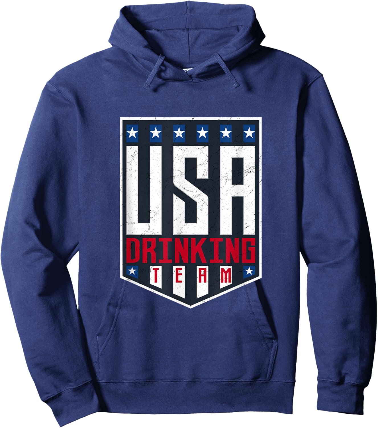 USA Drinking Team patriotic Men Hoodie - Hoodie | Navy