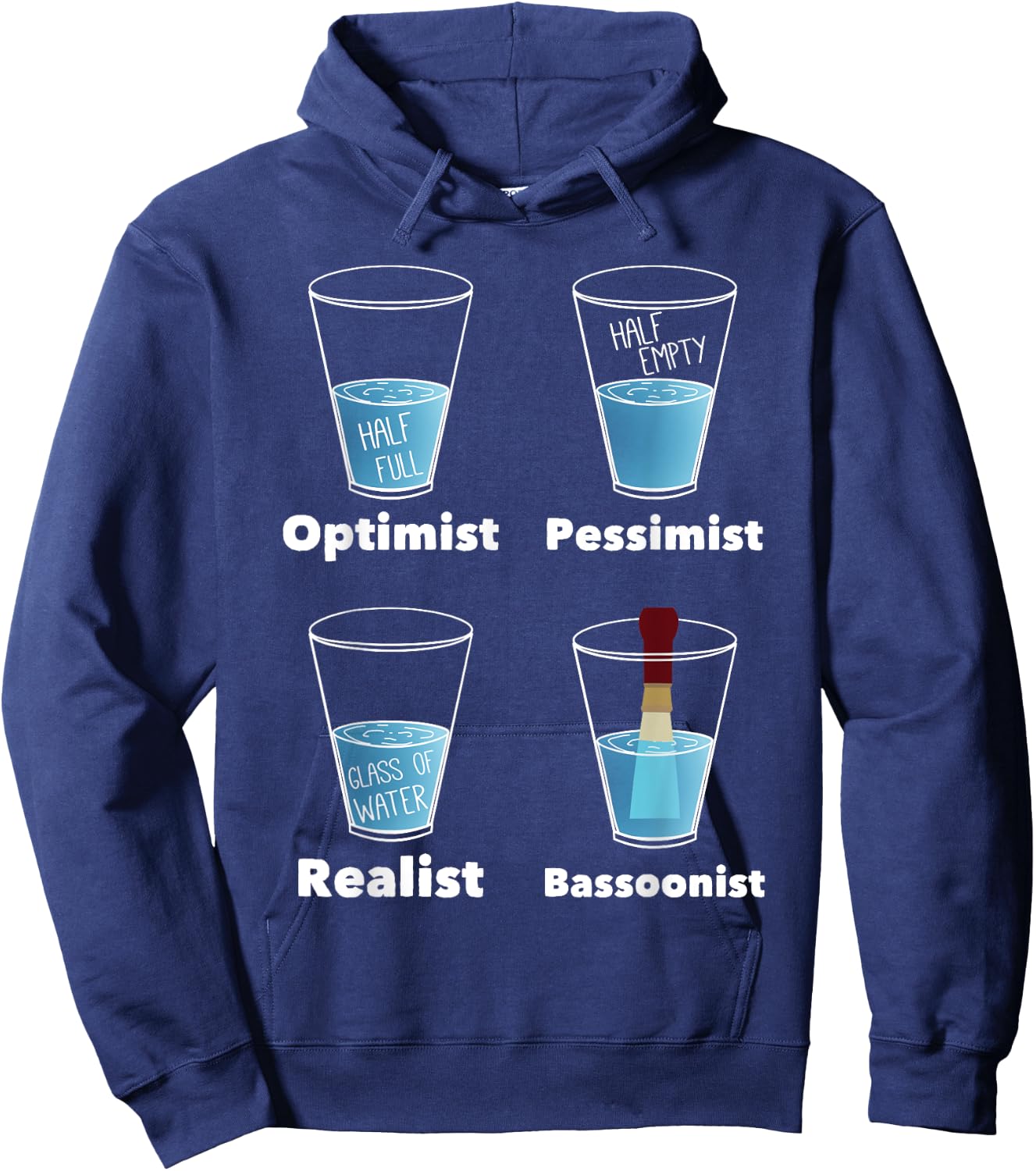Funny Bassoonist Bassoon Play Orchestra Music Hoodie - Hoodie | Navy