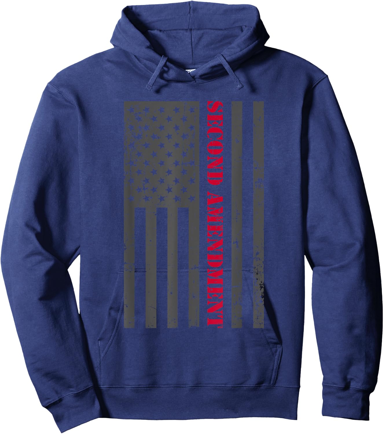 2nd Amendment Gifts Second Amendment Shirts American Flag Hoodie - Hoodie | Navy