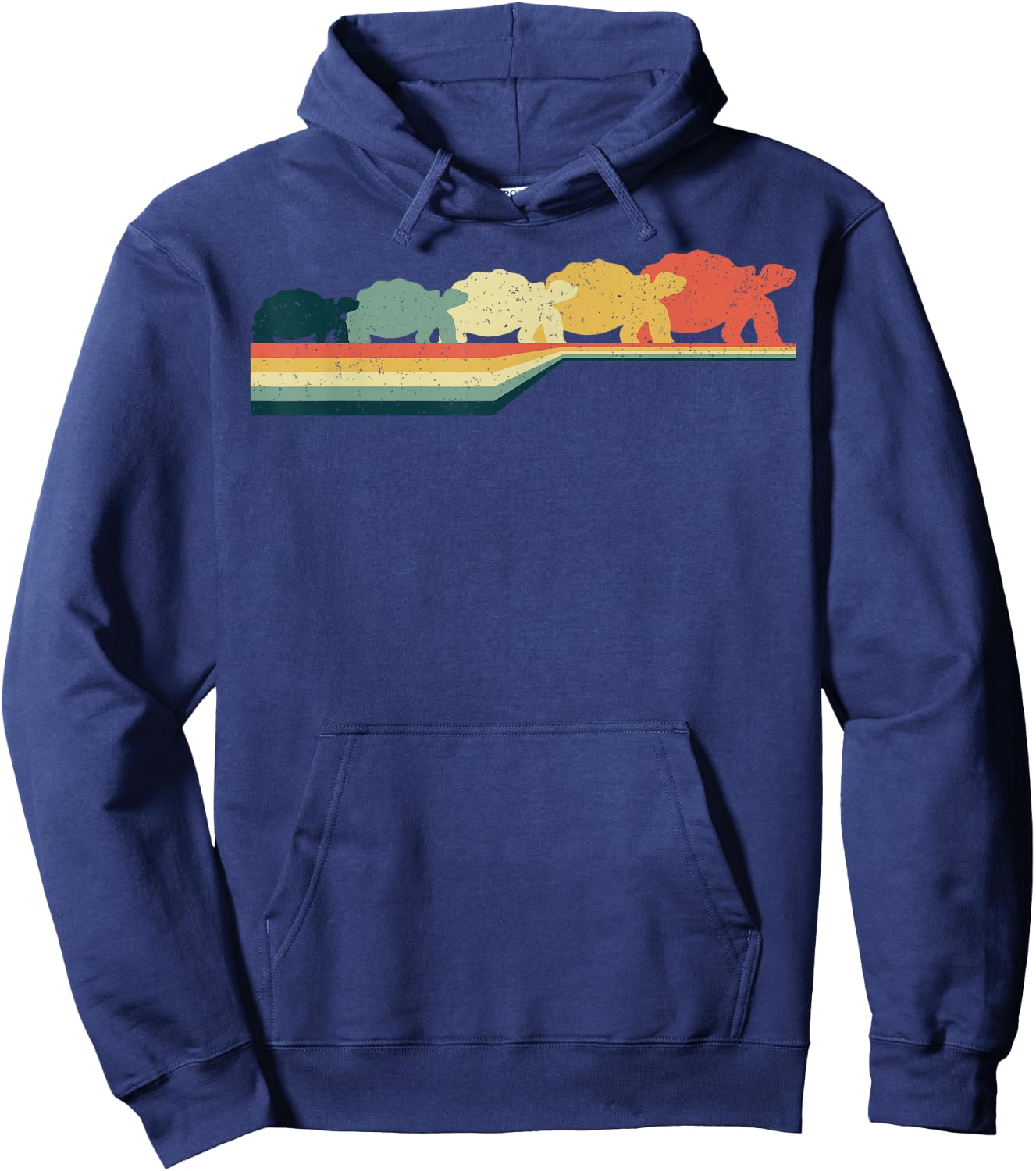 TORTOISE Vintage Retro Style Cute Pet Gift Hoodie - Hoodie | Navy
