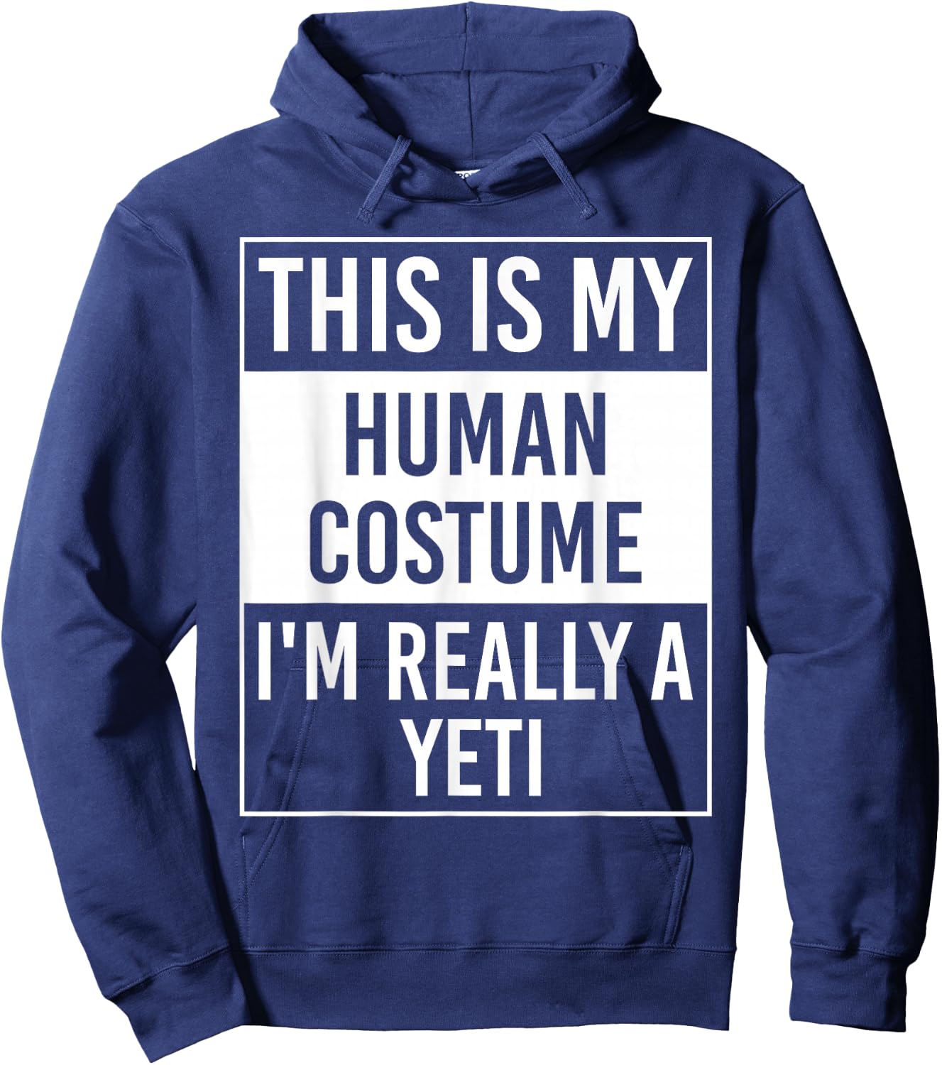 I'm Really Yeti Hoodie - Hoodie | Navy