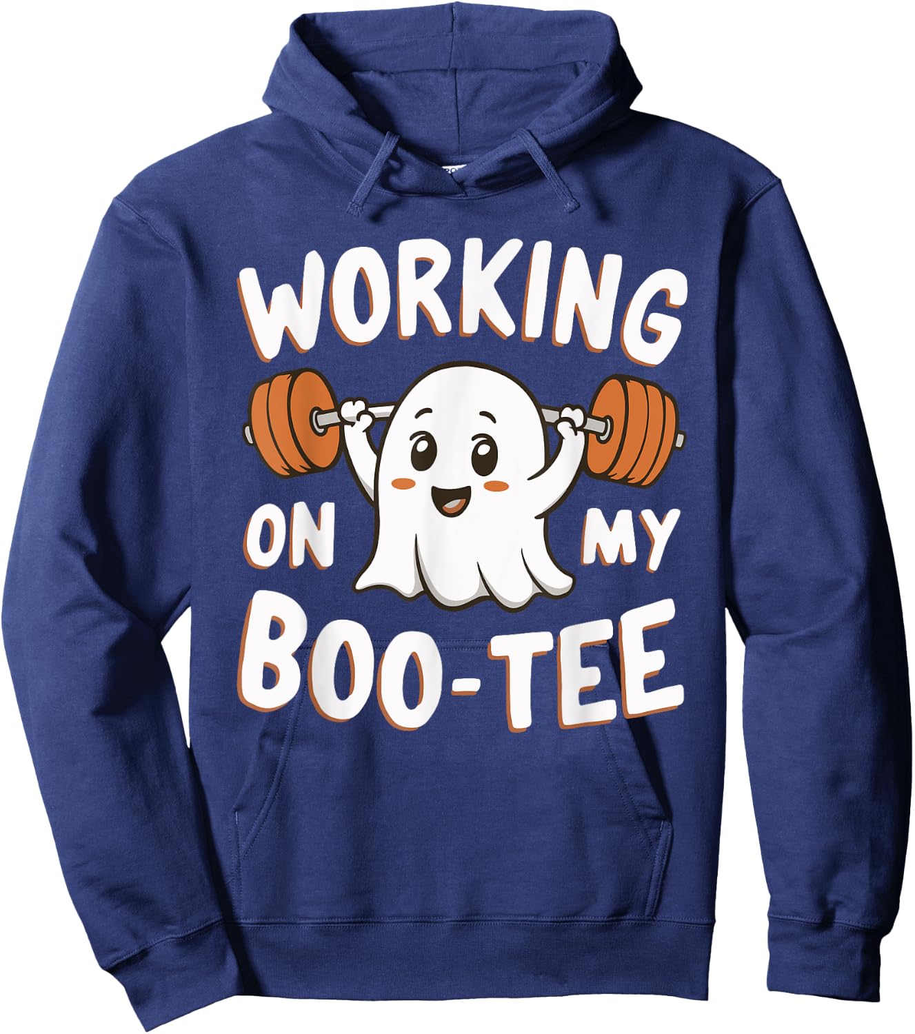 Working On My Boo Hoodie - Hoodie | Navy