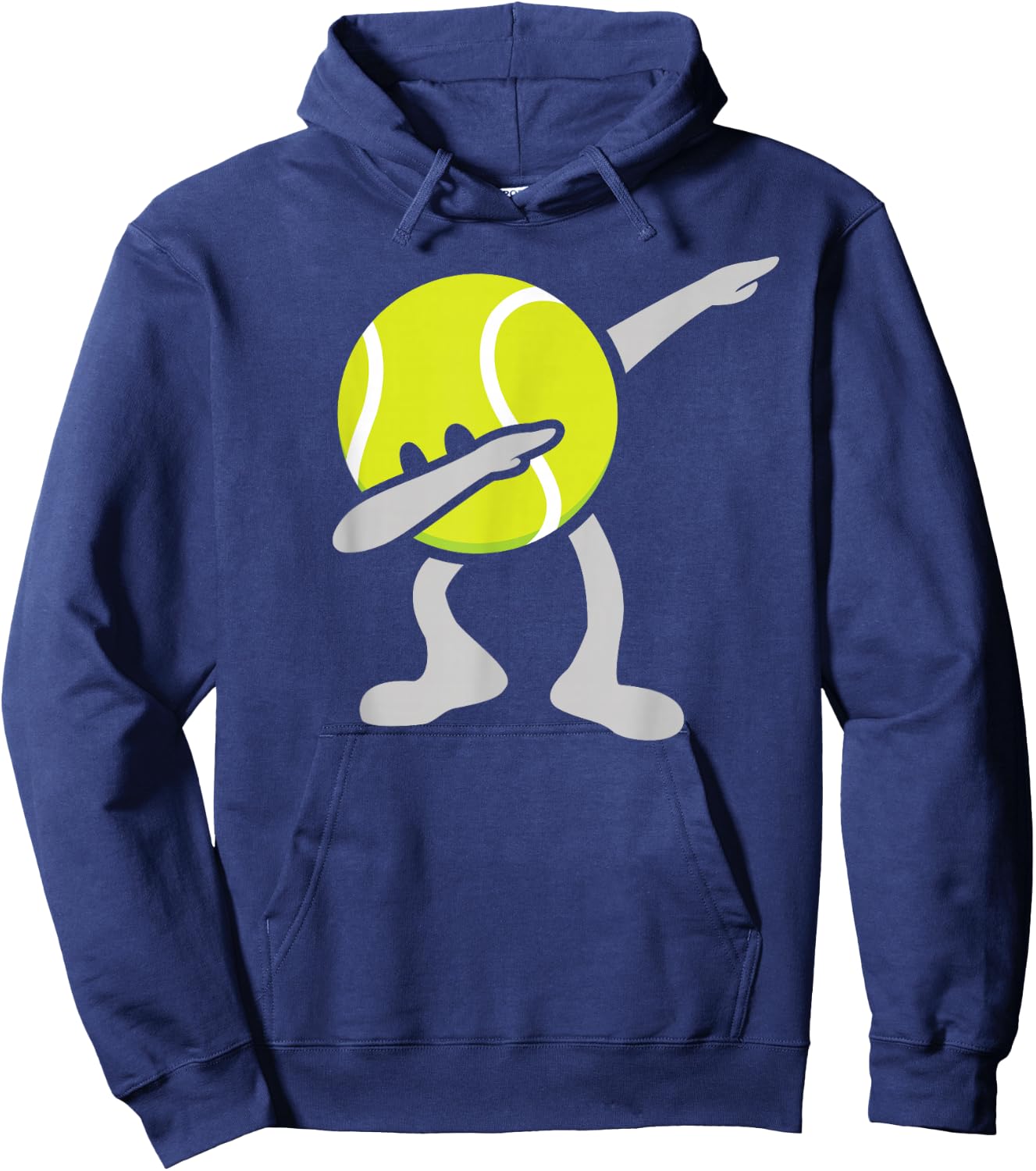 Funny Dabbing Tennis Ball Hoodie - Hoodie | Navy