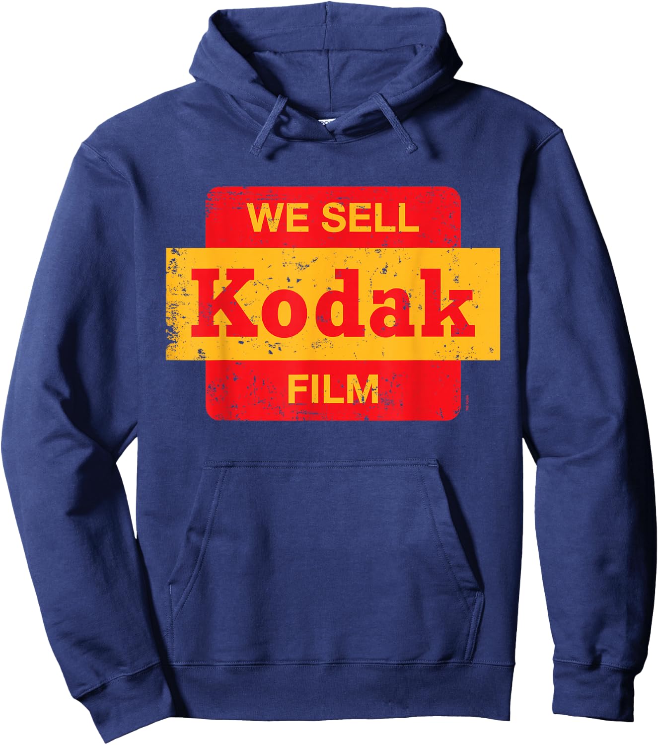 Vintage 'We Sell Kodak Film' Retail Sign Design Small Hoodie - Hoodie | Navy