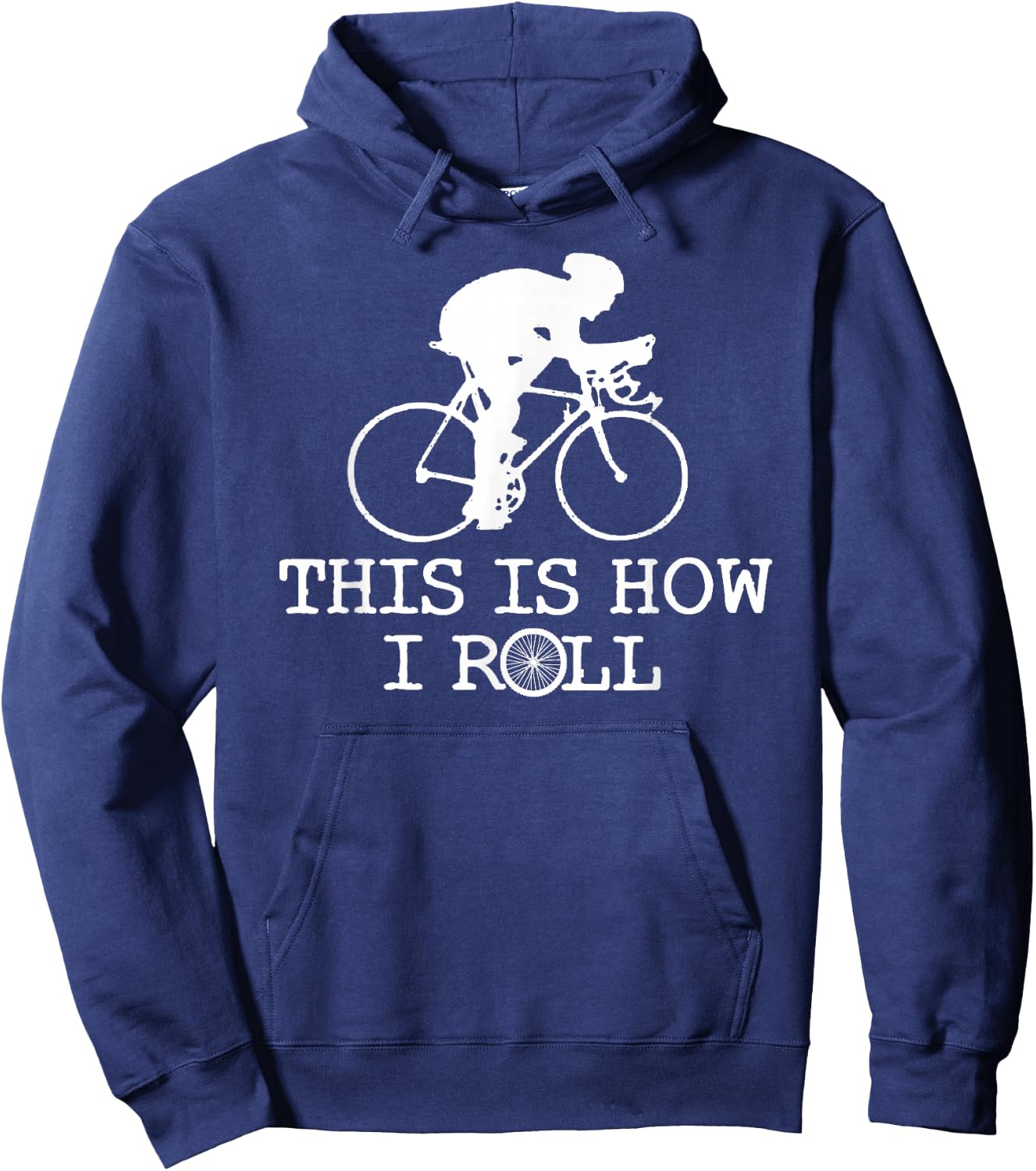 This Is How I Roll Fun Cycling Jerseys Bikers Giant Hoodie - Hoodie | Navy