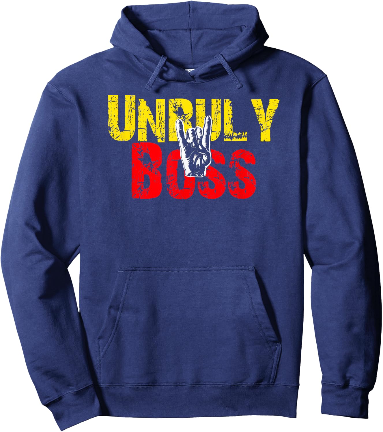 Unruly Boss Jamaica! Jamaican Dancehall Fan Hoodie - Hoodie | Navy