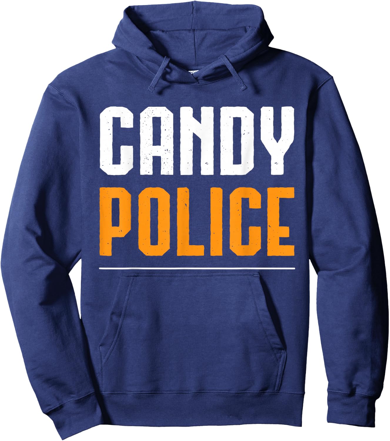 Candy Police Halloween Shirt Costume Mom & Dad Hoodie - Hoodie | Navy
