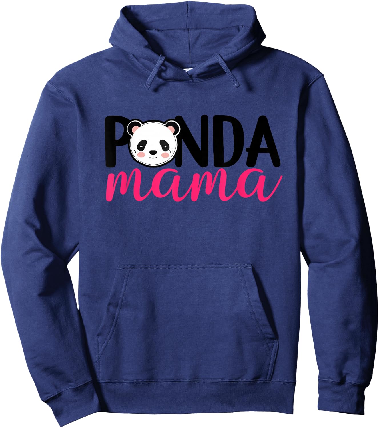 Panda Mama - Panda Gifts For Panda Mom Cute Panda Outfit Hoodie - Hoodie | Navy