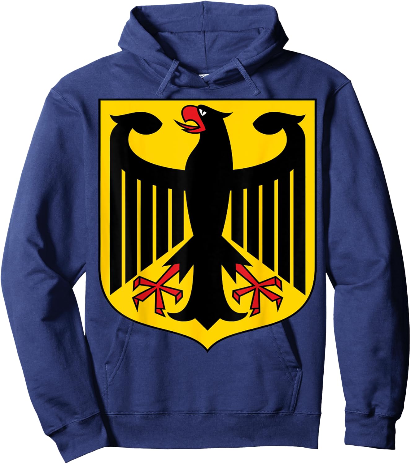 Deutschland Eagle Emblem of Germany Hoodie - Hoodie | Navy