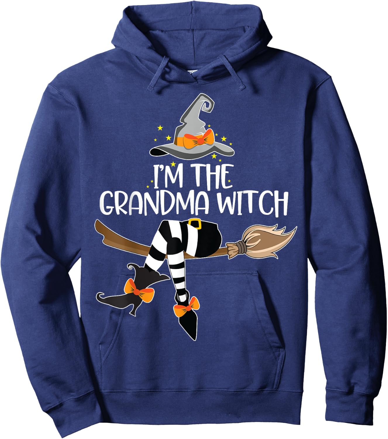 Im the Grandma Witch Shirt Halloween Matching Group Costume Hoodie - Hoodie | Navy