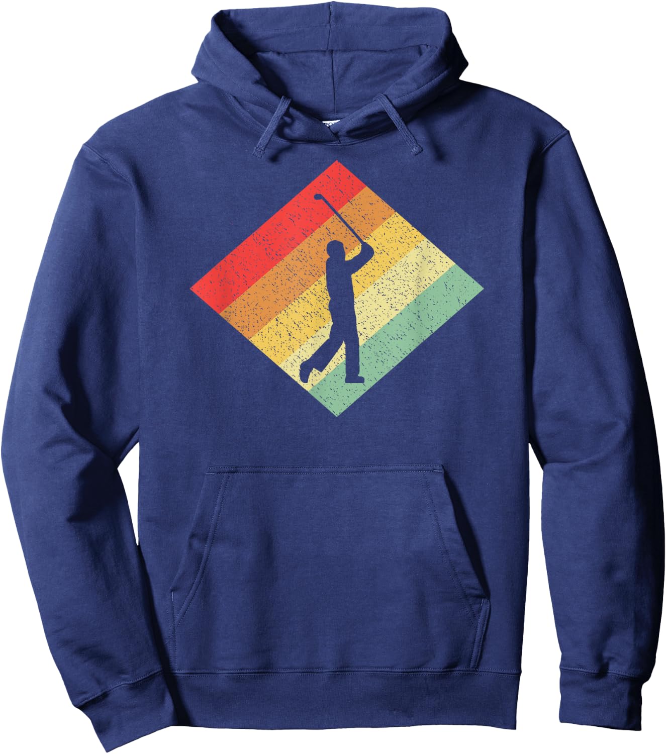 Retro Vintage 80s Golfing Gift Golfers Hoodie - Hoodie | Navy