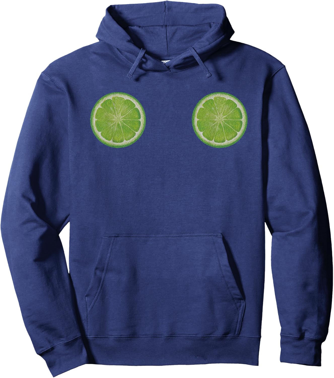 Funny Lime Lemon Boobs Women Girls Party Gift Shirt Hoodie - Hoodie | Navy